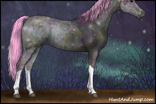 Horse Color:Watercolor Midnight Brown Ice Onyx 