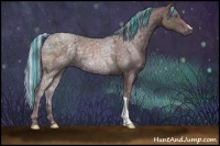 Horse Color:Painted Chocolate Silver Black Chinchilla Ice 