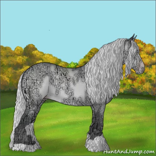 Horse Color:Silver Sable Champagne Chinchilla Ice 