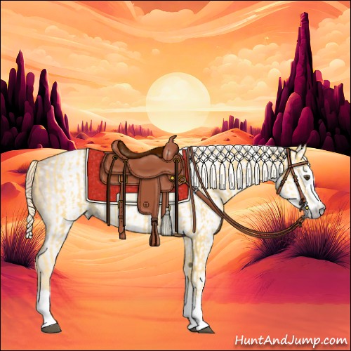 Horse Color:Palomino Splash  and Gray Palomino Splash 