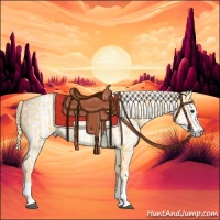 Horse Color:Palomino Splash  and Gray Palomino Splash 