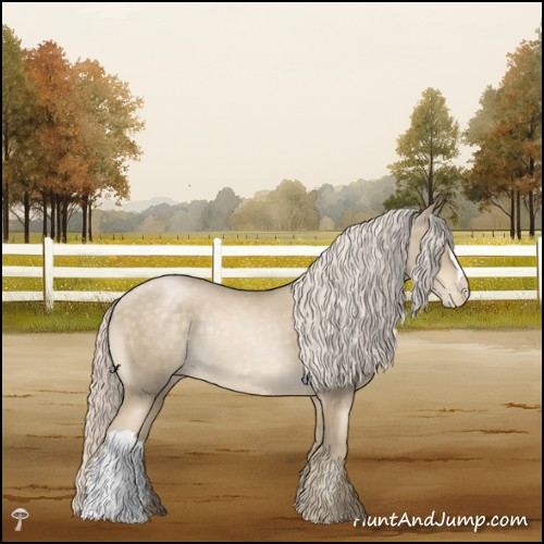 Horse Color:Chocolate Palomino Pearl Mushroom Rabicano