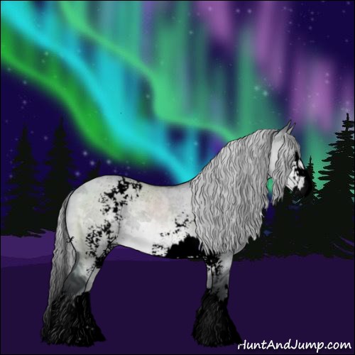 Horse Color:Void White Spotted Silver Brown Chinchilla Dun Splash 