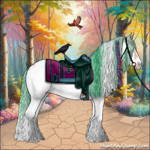 Horse Color:Watercolor Buckskin Sabino Frame