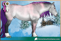 Horse Color:Painted Brown Chinchilla Dun 