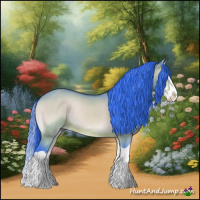 Horse Color:Watercolor Brown Onyx Splash Rabicano 