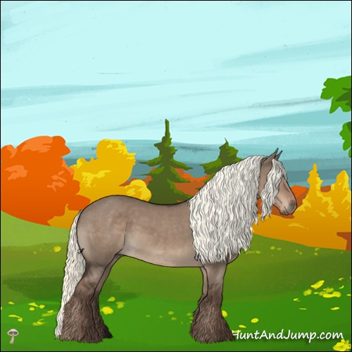 Horse Color:Liver Red Dun Mushroom Rabicano 