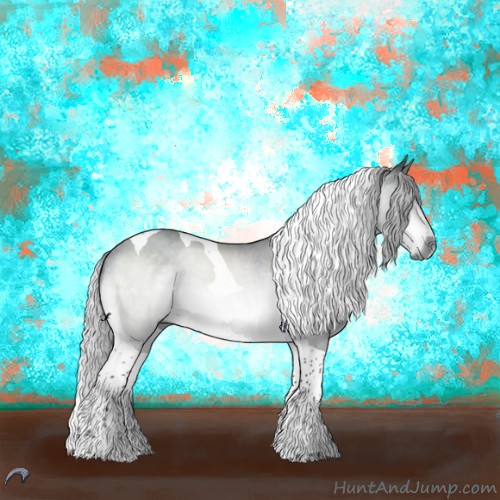 Horse Color:Silver Brown Chinchilla Roan Tobiano