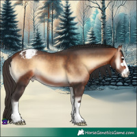 Horse Color:Bay Onyx Appaloosa 