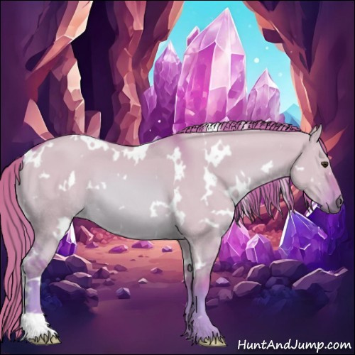 Horse Color:Watercolor White Spotted Red Dun 