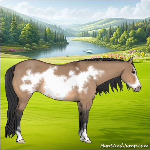 Horse Color:Bay Dun Sabino Frame 