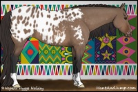 Horse Color:Brown Dun Blanket 