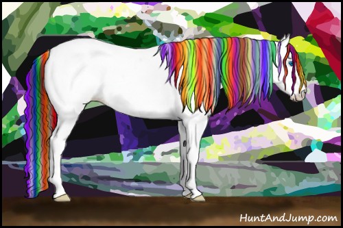 Horse Color:Painted Liver Red Onyx Pearl Splash Tobiano Frame Appaloosa 