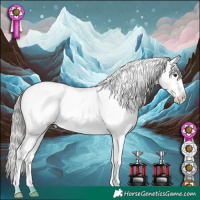 Horse Color:Liver Chestnut Mushroom Snowflake Varnish