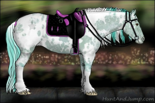 Horse Color:Watercolor White Spotted Classic Champagne Ice Appaloosa