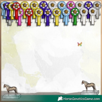 Horse Color:Nacre White Spotted Chocolate Silver Brown Chinchilla Onyx  and Nacre White Spotted Silver Bay Chinchilla Onyx 