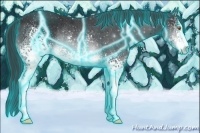 Horse Color:Thunderstruck White Spotted Brown Chinchilla Sabino Rabicano 