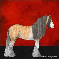 Horse Color:Perlino Sabino  and Buckskin Sabino 