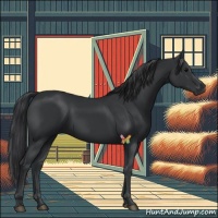 Horse Color:Black 
