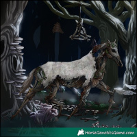 Horse Color:Midnight Classic Champagne Roan Dun 