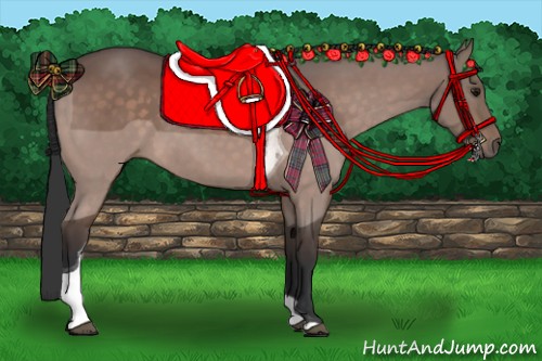 Horse Color:Bay Sabino Tobiano