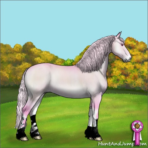 Horse Color:Watercolor Silver Brown Chinchilla Onyx 