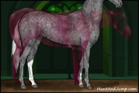 Horse Color:Silver Black Chinchilla Ice 