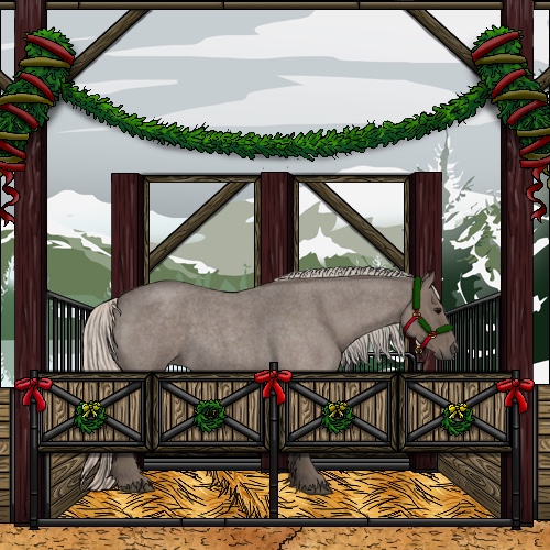 Horse Color:Silver Blue Roan Sabino 