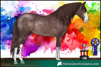 Horse Color:Platinum Chocolate Brown