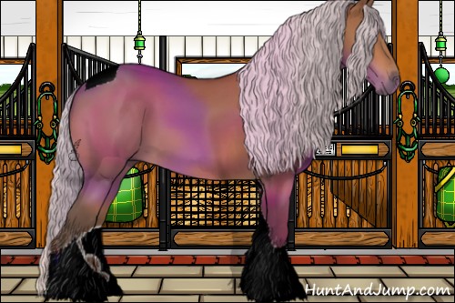 Horse Color:Silver Bay Tobiano 