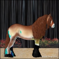 Horse Color:Red Onyx Tobiano 