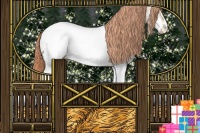 Horse Color:Sable Champagne Pearl Sabino Splash Tobiano Appaloosa 