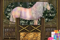 Horse Color:Nacre Silver Buckskin Pearl Sabino Varnish 