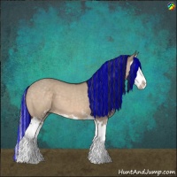 Horse Color:Painted Brown Roan Dun Sabino Splash 