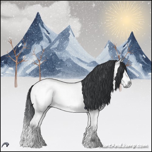 Horse Color:Bay Chinchilla Roan Onyx