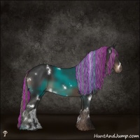Horse Color:Painted White Spotted Liver Chestnut Mushroom 