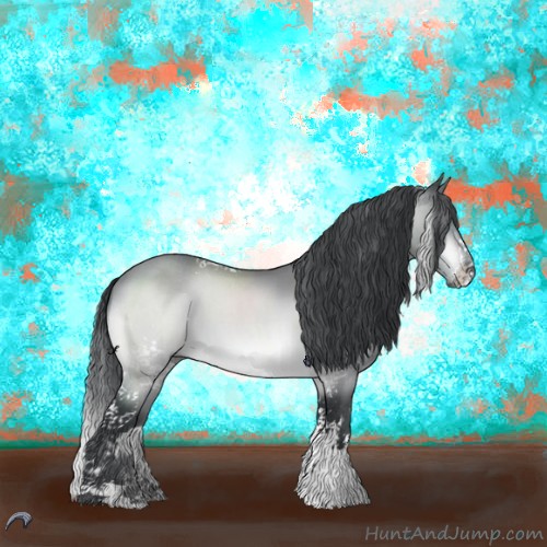 Horse Color:White Spotted Brown Chinchilla