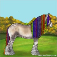 Horse Color:Painted Liver Red Onyx Ice