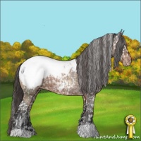 Horse Color:Sable Champagne Snowcap and Brown Snowcap