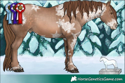 Horse Color:Brown Ice Pearl 