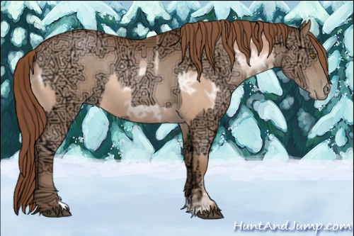 Horse Color:Brown Ice Pearl  and Brown Ice Pearl 