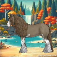 Horse Color:Smoky Grullo Sabino Appaloosa 