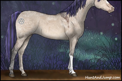 Horse Color:Painted Brown Ice Dun