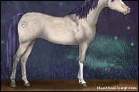 Horse Color:Painted Brown Ice Dun