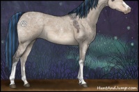 Horse Color:Painted Brown Ice Dun 