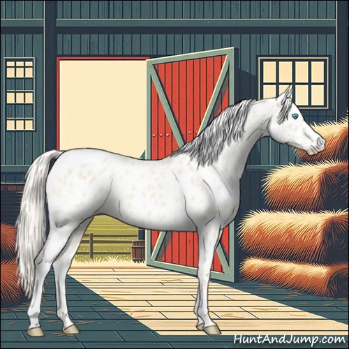 Horse Color:Cremello Appaloosa 