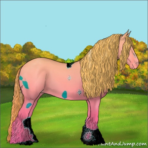 Horse Color:Perlino Dun Tobiano Appaloosa Rabicano