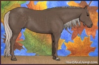Horse Color:Silver Black 