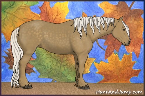 Horse Color:Silver Smoky Black 