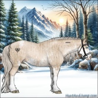 Horse Color:Chocolate Palomino Pearl Sabino Varnish Rabicano and Chocolate Palomino Pearl Sabino Varnish Rabicano